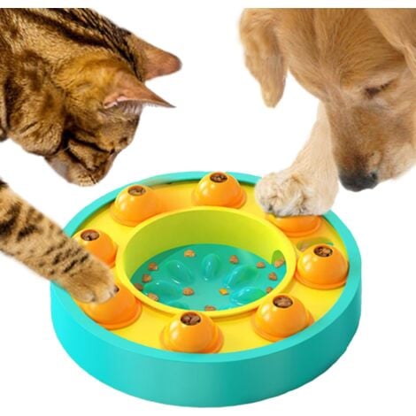 Dog Puzzle Toy, Pet Feeding Bowl for Small Medium Dogs, Feeding Bowl for Dogs Puppies Interactive Toys for Dogs Cats, Dog Puzzle Toy Dog Toy Bowl
