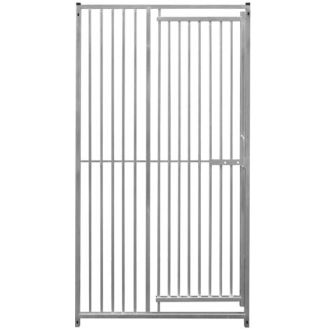 Dog Run Panels With Door Galvanised Steel Kennel Heavy Duty Walk