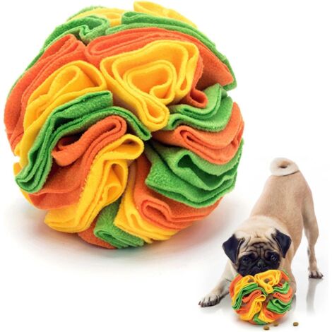 Dog Sniffing Ball, Interactive Dog Toy, Train Dog's Intelligence Relieve Emotions and Promote Natural Food Seeking for Small Medium Dogs (15CM)