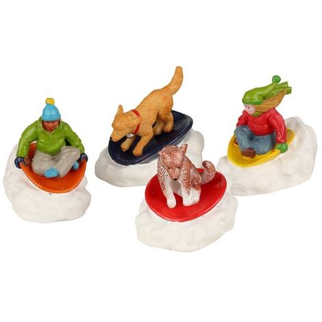 Dog Snow Saucer Fun Set Of 4 Cod. 22121