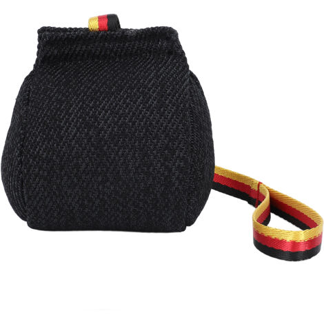 Dog Training Ball Rope Toy Interactive Bite Resistant Reduce Anxiety Dog Ball Pull Throw Toy Tug Toy for Indoor Outdoor Black