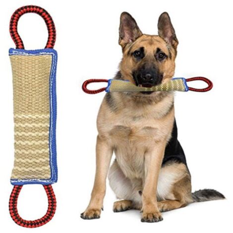 Dog Training Chew Toys, Durable Tug of War Chew Toys, Training Equipment for Puppies and Large Dogs (30.5 x 7.9 cm), YMYNY