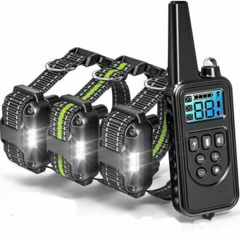 Dog Training Collar, Dog Shock Collar Waterproof Shockproof Collar 2600 Feet Long Range aqXVcJSfWrF