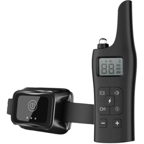 Dog Training Collar with Remote 800M, Rechargeable RGHS IP67 Waterproof Anti Bark Dog Collar with Vibration and Sounds for Small/Medium/Large Dogs