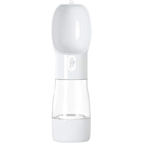 Dog Water Bottle-Portable 2 in 1 Travel Dog Water Dispenser and Food Container, Detachable Combo Cup for Dog Cat Pet Outdoor Walking