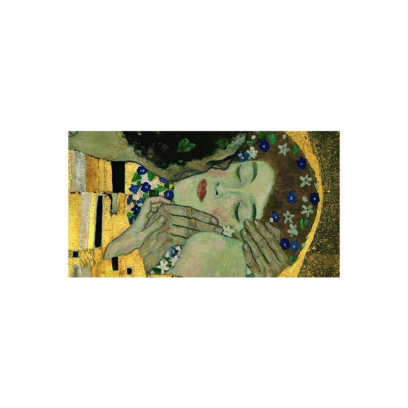 

Camino de cocina, 100% Made in Italy, Alfombra antimanchas con impresión digital, Camino antideslizante y lavable, modelo Klimt, 100x52 cm - Doge