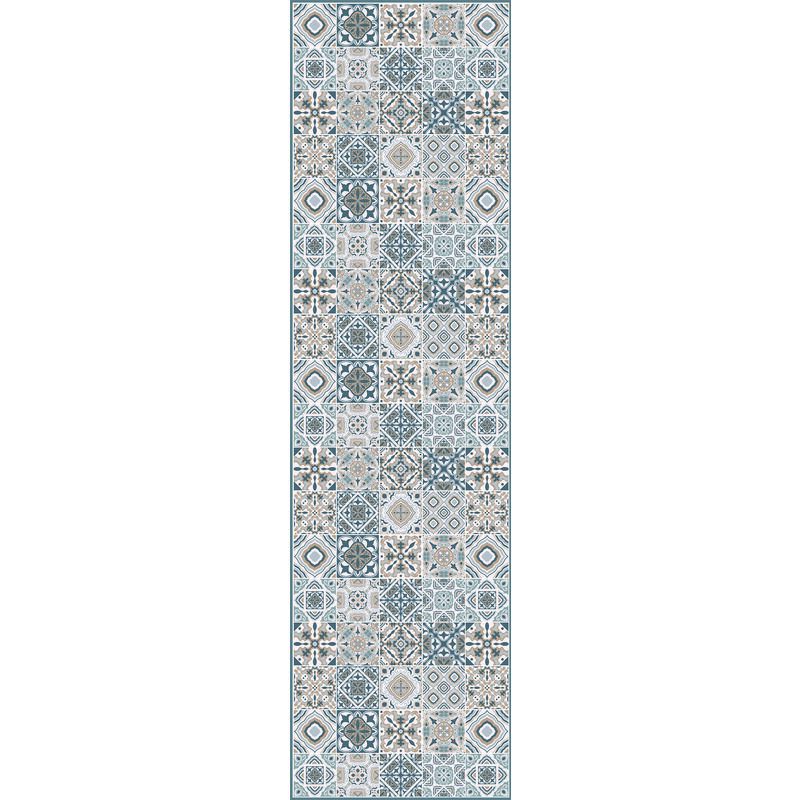 

Camino de cocina, 100% Made in Italy, Alfombra antimanchas con impresión digital, Camino antideslizante y lavable, Patrón geométrico - Dax, cm 180x52