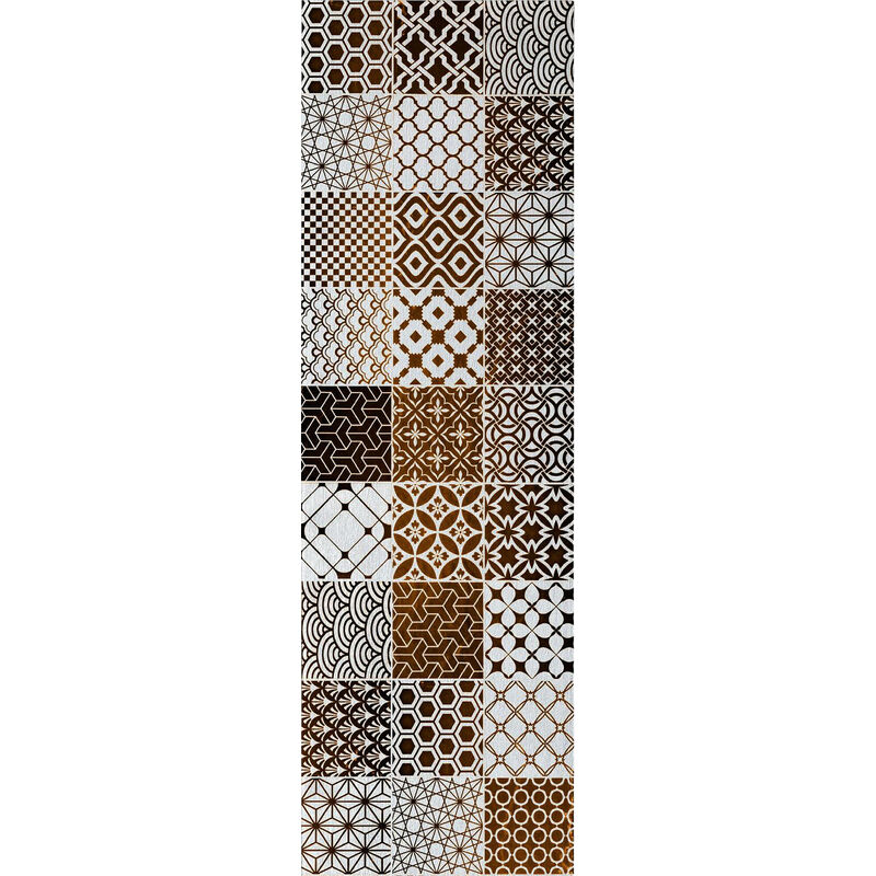 

Doge Milano Camino de cocina, 100% Made in Italy, Alfombra antimanchas con impresión digital, Camino antideslizante y lavable, modelo Elsenborn,
