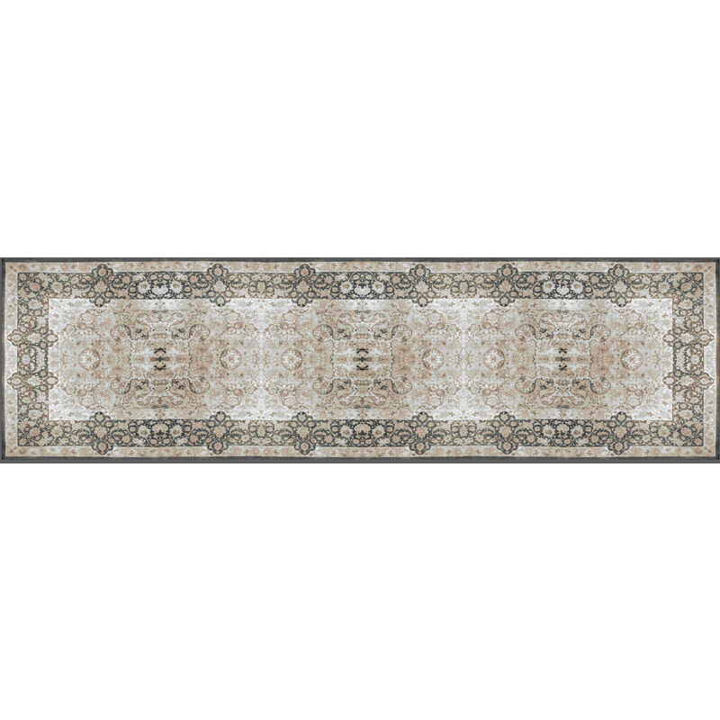 

Camino de cocina, 100% Made in Italy, Alfombra antimanchas con impresión digital, Camino antideslizante y lavable, Modelo Vintage - Colton, 180x52 cm