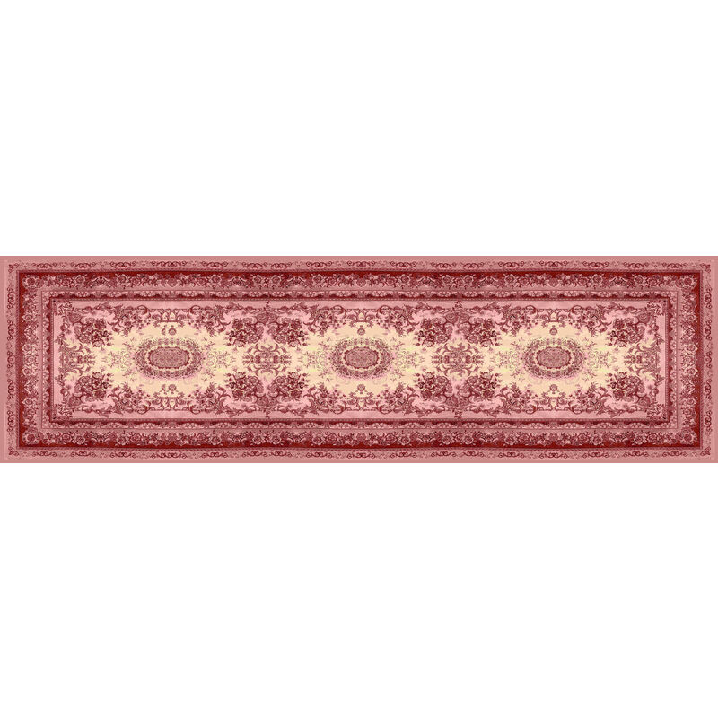 

Camino de cocina, 100% Made in Italy, Alfombra antimanchas con impresión digital, Camino antideslizante y lavable, Modelo Vintage - Comfort, 180x52