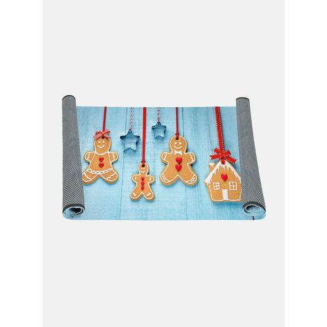 Camino de cocina navideño, lavable, antideslizante, resistente alfombra de  cocina de PVC, estampado de muñecas, medidas 52 x 280 cm