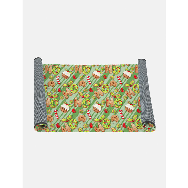 

Camino de cocina, 100% Made in Italy, Alfombra antimanchas con impresión digital, Camino antideslizante y lavable, Modelo navideño - Ceara, 240x52 cm