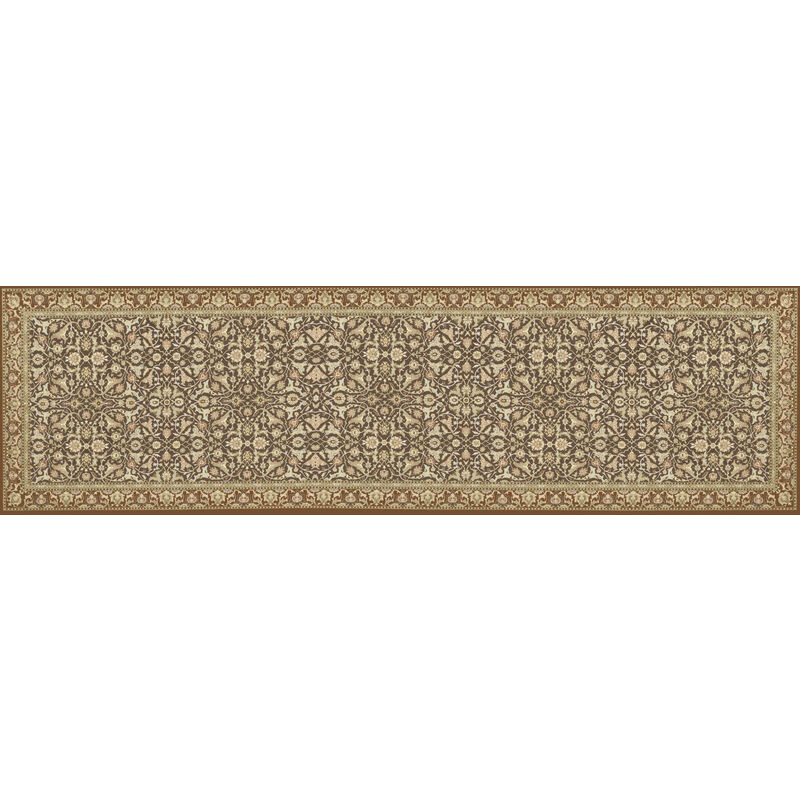 

Camino de cocina, 100% Made in Italy, Alfombra antimanchas con impresión digital, Camino antideslizante y lavable, Modelo Vintage - Connor, 280x52 cm