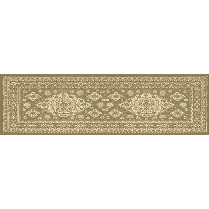 

Camino de cocina, 100% Made in Italy, Alfombra antimanchas con impresión digital, Camino antideslizante y lavable, Modelo Vintage - Costanza, 180x52