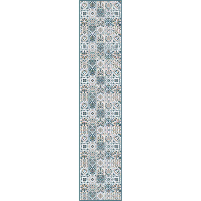 

Camino de cocina, 100% Made in Italy, Alfombra antimanchas con impresión digital, Camino antideslizante y lavable, Patrón geométrico - Dax, cm 240x52