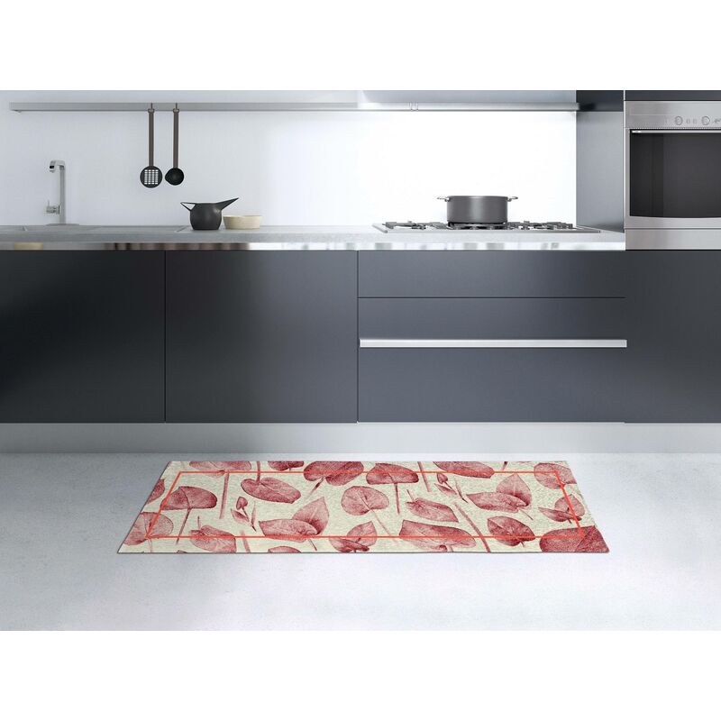 

Camino de cocina, 100% Made in Italy, Alfombra antimanchas con impresión digital, Camino antideslizante y lavable, modelo ElTor, 240x52 cm - Doge