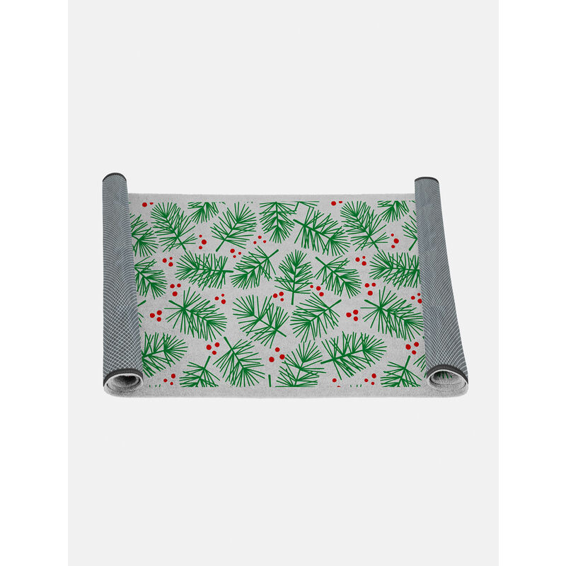 

Camino de cocina, 100% Made in Italy, Alfombra antimanchas con impresión digital, Camino antideslizante y lavable, Modelo navideño - Cathryn, cm