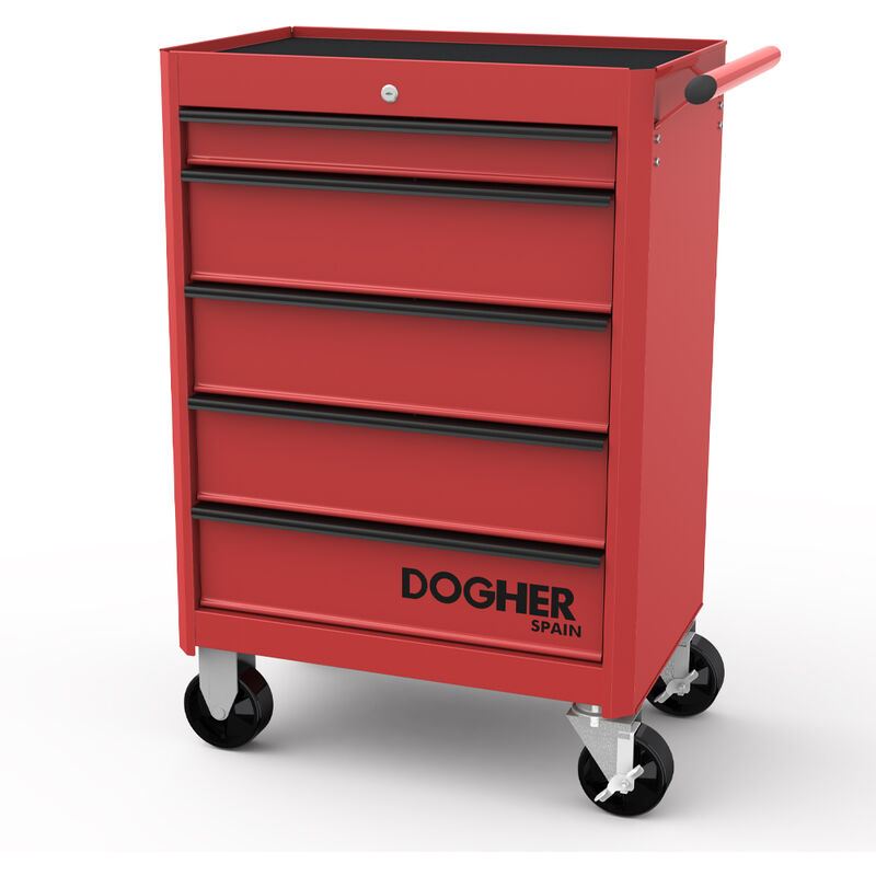 Dogher 025-007 CARRO TALLER PROF.5 CAJONES 678X459X1000