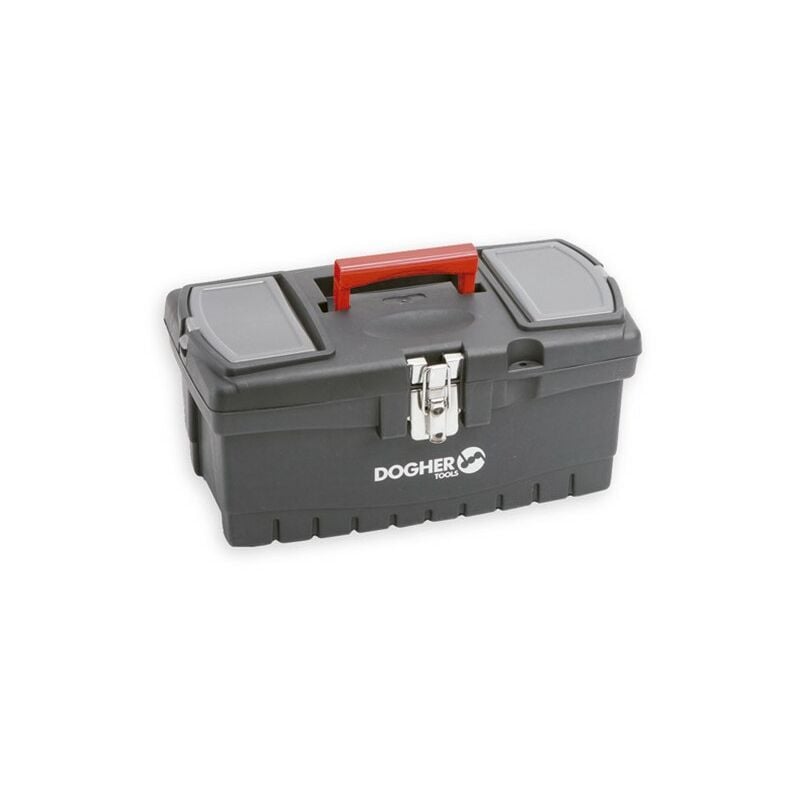 Boîte en plastique, fermeture métallique simple (410 x 230 x 200 mm) Dogher 050-009