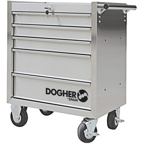 Dogher 20025-007 CARRO INOX 5 CAJONES 680X460x850