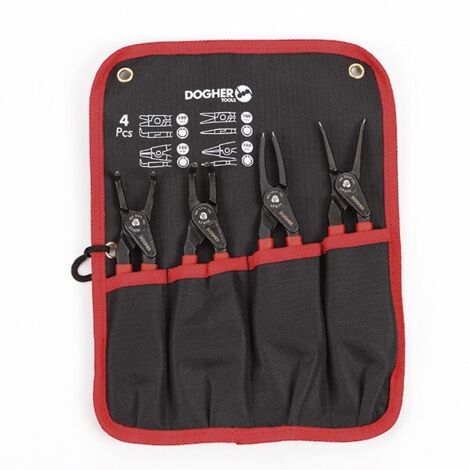 Dogher 220X-001 BOLSA 4PCS ALICATES SEEGER PRO 180MM