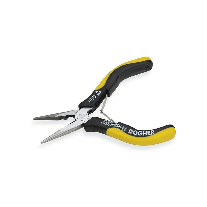 Dogher - Mini pince semi-circulaire avec coupe, esd, 125 mm 241-125