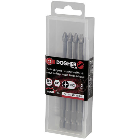 Dogher 428-PH2-5 CAJA 5 PUNTAS DE IMPACTO S2 PH2 100MM