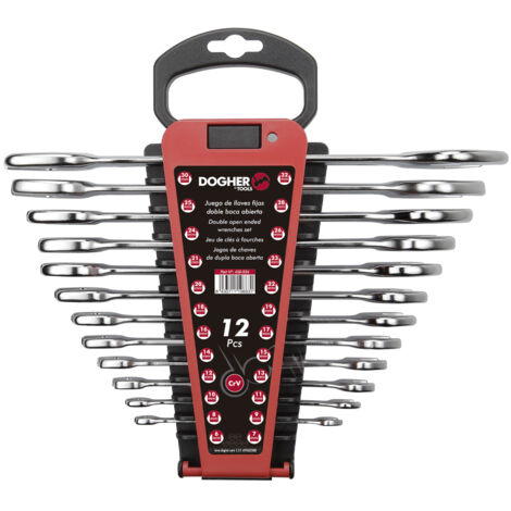 Dogher 450-024 JUEGO 12u DOBLE BOCA ABIERTA 6x7-30x32