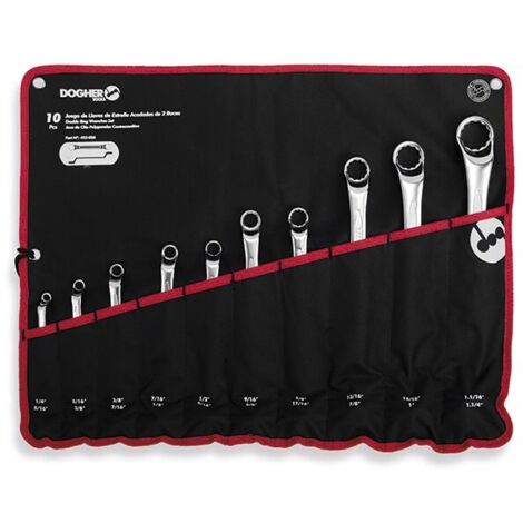 Dogher 453-006 BOLSA 10 LLAVES ESTRELLA ACODADA 75º SAE
