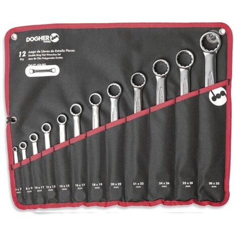 Dogher 454-003 BOLSA DE NYLON 12PCS DOBLE ESTRE PLANA