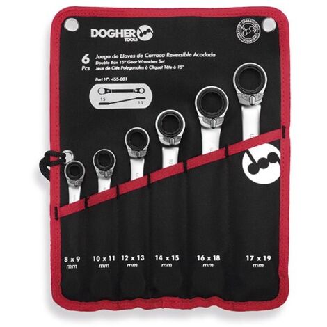 Dogher 455-001 BOLSA 6 LLAVES CARRACA REV ACODADA 15º