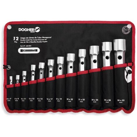 Dogher 460-004 BOLSA NYLON 12 LLAVES DE TUBO HEXAGONAL
