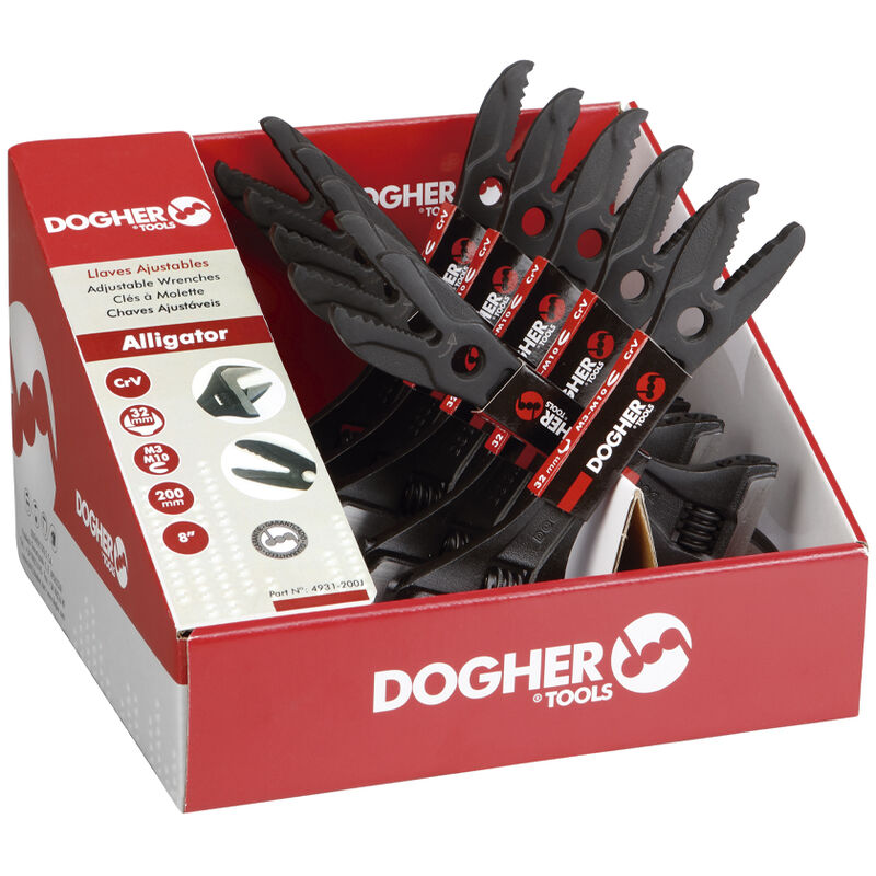 

Dogher 4931-200J EXP. MOSTR.10 LLAVES AJUST.ALLIGATOR 200 - dogher