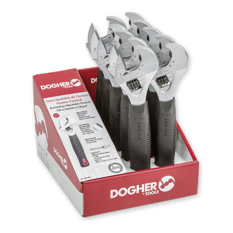 

Dogher 496-001J EXP. MOST. 10 LLAVES AJUSTABLES CARRACA - dogher