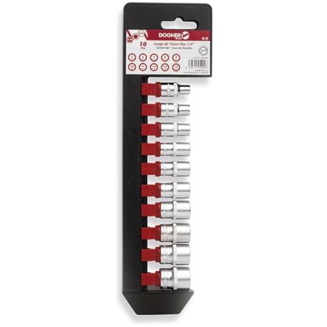 Dogher 500-051 JUEGO 10 UD. VASO HEXAGONAL 1/4