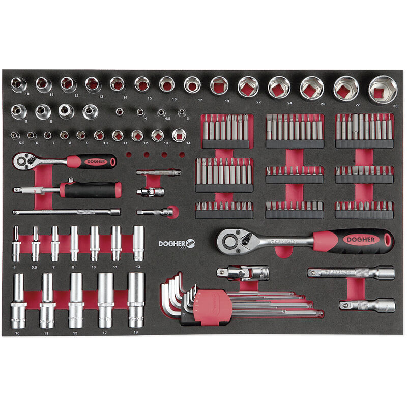 

Bandeja Combinada Multiherramienta 155Pcs Entera