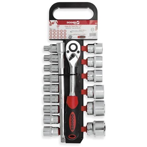 Dogher 531-071 JUEGO 17 UD. VASO HEX. 1/2 8-32MM