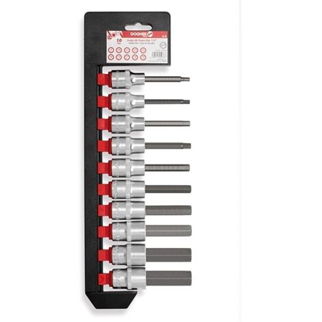 Dogher 5341-053 JGO 10VASOS 1/2 PUNTA ALLEN S/L PULGADAS