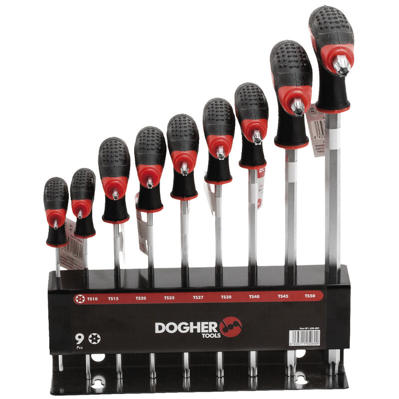 

Dogher 620-001 EXPOSITOR 9 LLAVES T TORX SEGURIDAD - dogher