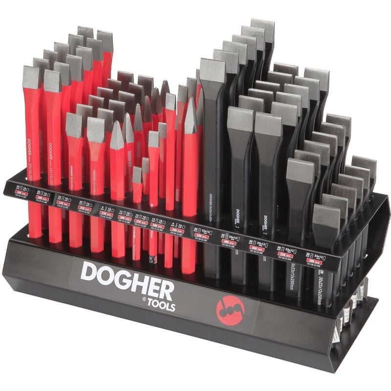 

Dogher 753-001 EXP. CINCELES, PUNTEROS, CORTAFRIOS 84PZ