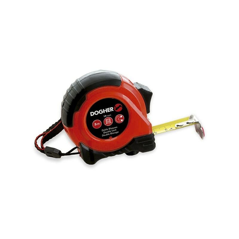 Dogher - Ruban à mesurer magnétique double fonction 3m 776-03