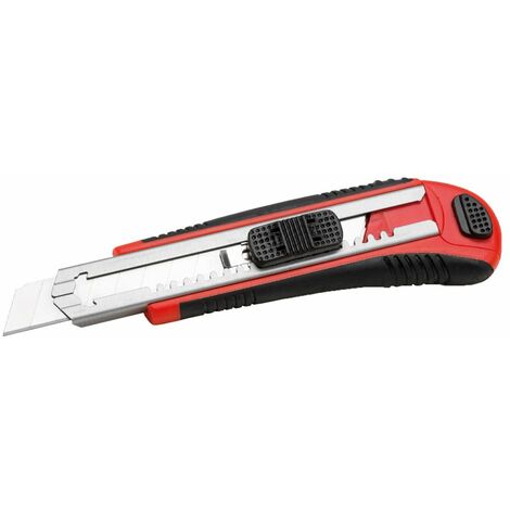 Cutter metálico profesional con 5 cuchillas de recambio (Electro DH 46.406)  (Blíster)