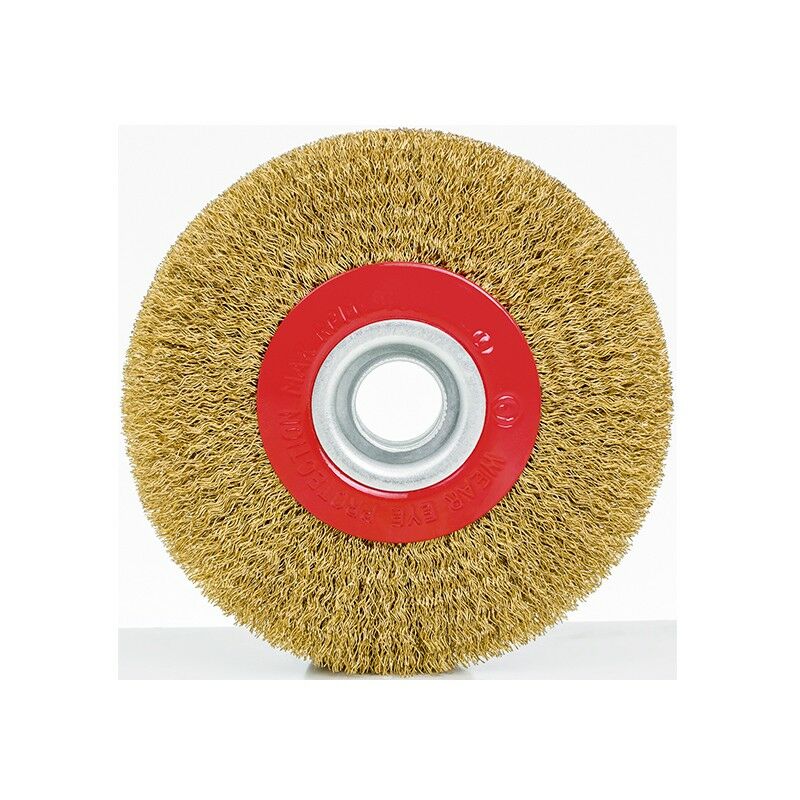 

Cepillo Circular Ondulado De Alambre Laton 100X14X0,3Mm