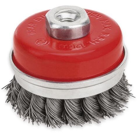 Dogher 825-125 CEPILLO TAZA TRENZADO A.GRIS 125x0,5MM
