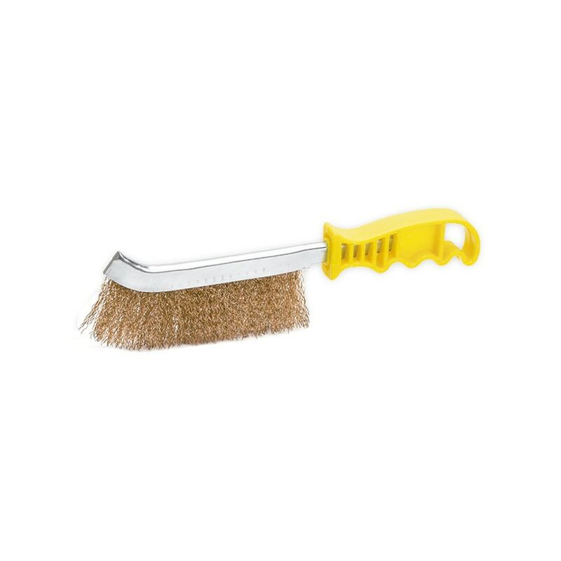 Dogher - Brosse en laiton avec manche en plastique 250mm 830-005