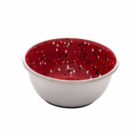 Dogit Comedero Aceroinox, Red Speckle, 560 ml