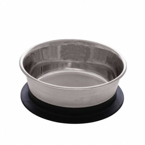 Dogit Comedero Edelstahl mit Ventosa, 450 ml