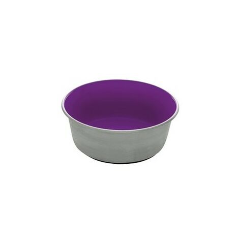 Dogit Comedero Steuinox Antisliz, lila, 1.15l