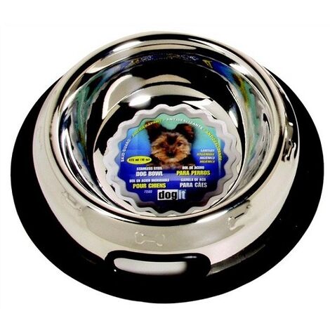 Dogit Edelstahl -Feeder. Anti -Turoco 480 ml