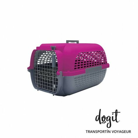 Dogit Pet Voyaguer -Tr_ger Tama S - Fuchsia /Grau